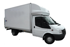 Car Hire St Helens - Ford Luton 3.5 ton Tail Box Lift Truck - Truck hire St helens